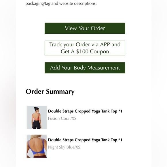 Bundle Halara Double Straps Crop Yoga Tank Bra Open Back Twist XS Blue Pink - Picture 5 of 5